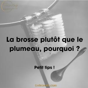 LA BROSSE PLUTÔT QUE LE PLUMEAU, POURQUOI ?