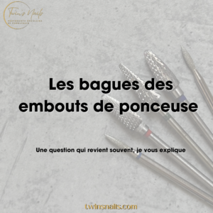 LES BAGUES DES EMBOUTS DE PONCEUSE