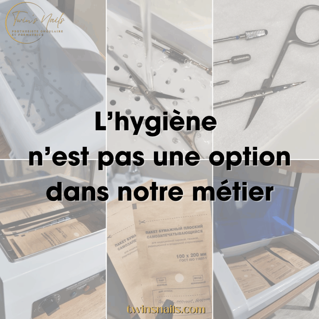 L'HYGIÈNE N'EST PAS UNE OPTION DANS NOTRE MÉTIER
