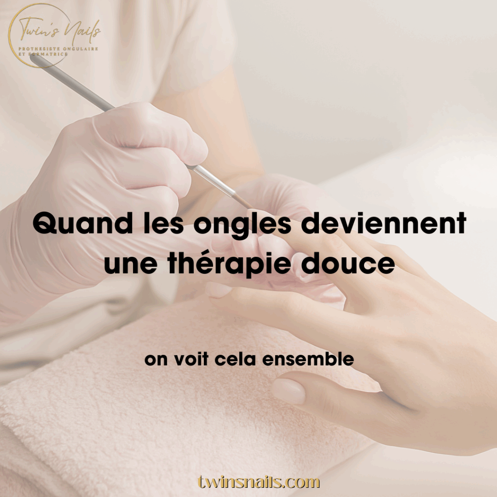 QUAND LES ONGLES DEVIENNENT UNE THÉRAPIE DOUCE...