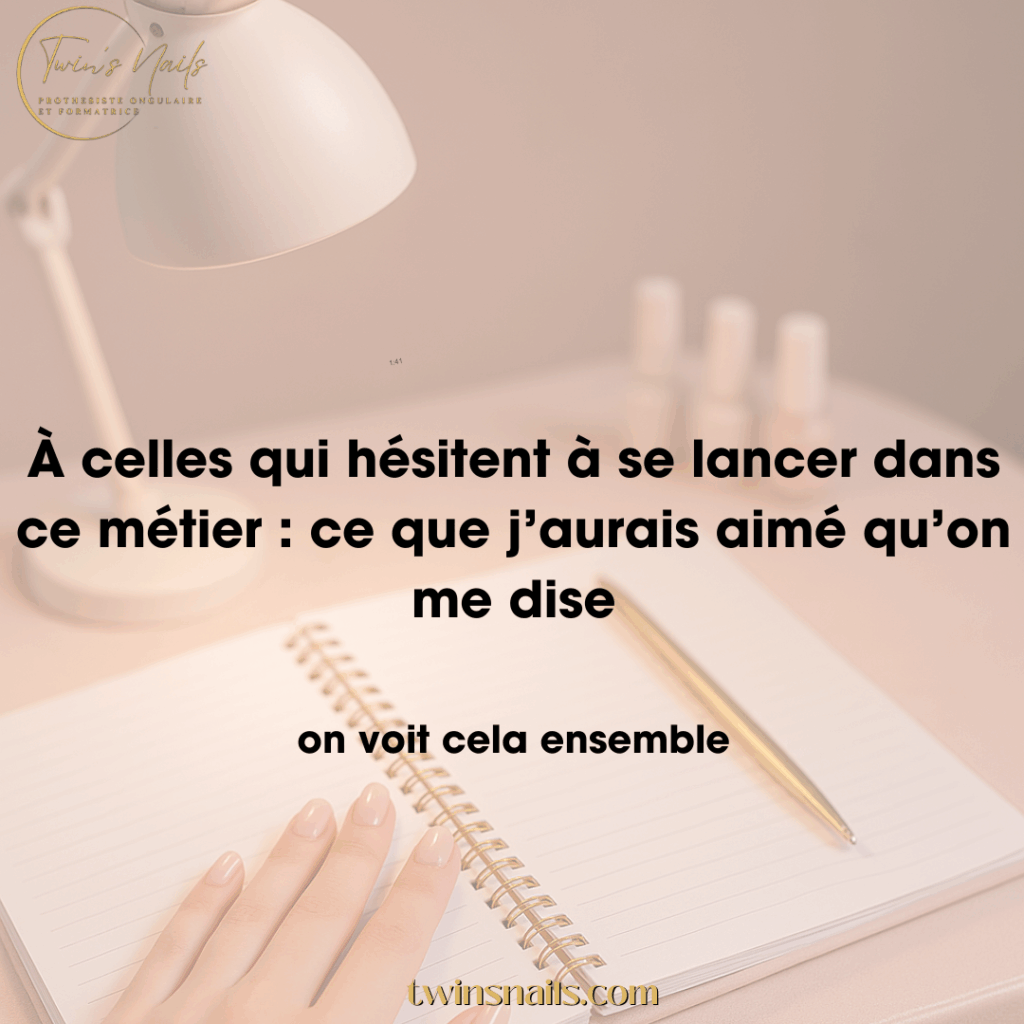 À CELLES QUI HÉSITENT À SE LANCER DANS CE MÉTIER : CE QUE J'AURAIS AIMÉ QU'ON ME DISE