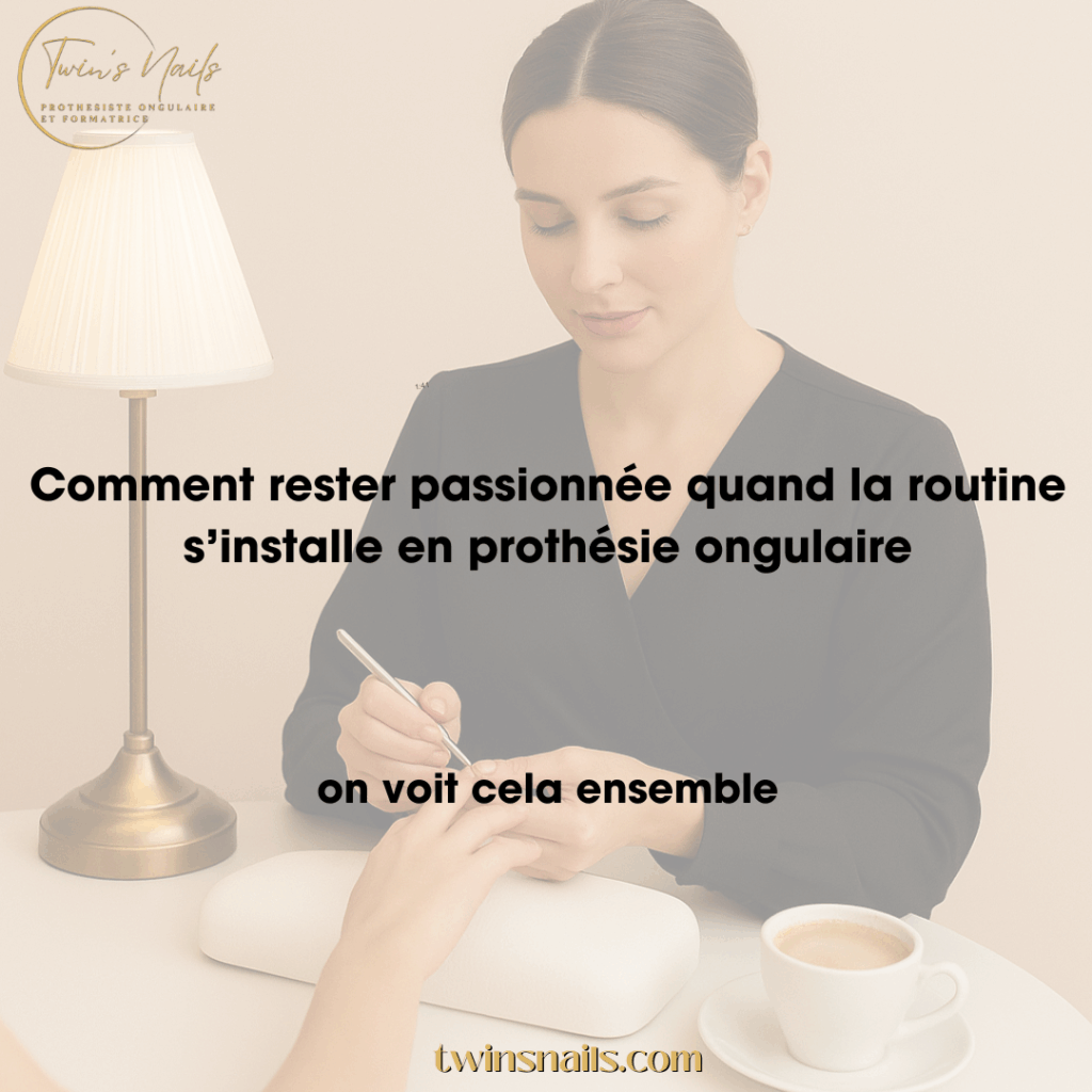 COMMENT RESTER PASSIONNÉE QUAND LA ROUTINE S'INSTALLE EN PROTHÉSIE ONGULAIRE ?
