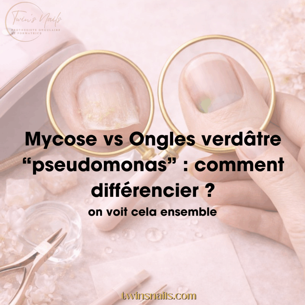 MYCOSE VS ONGLES VERDÂTRE "PSEUDOMONAS" : COMMENT DIFFÉRENCIER ?