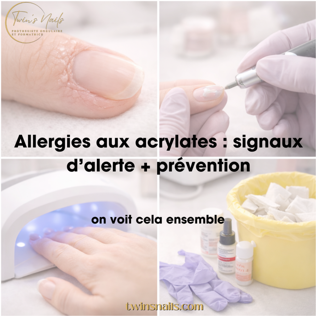 ALLERGIES AUX ACRYLATES : SIGNAUX D'ALERTE + PRÉVENTION