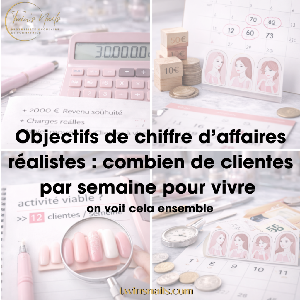 OBJECTIFS DE CHIFFRE D'AFFAIRES RÉALISTES : COMBIEN DE CLIENTES PAR SEMAINE POUR VIVRE