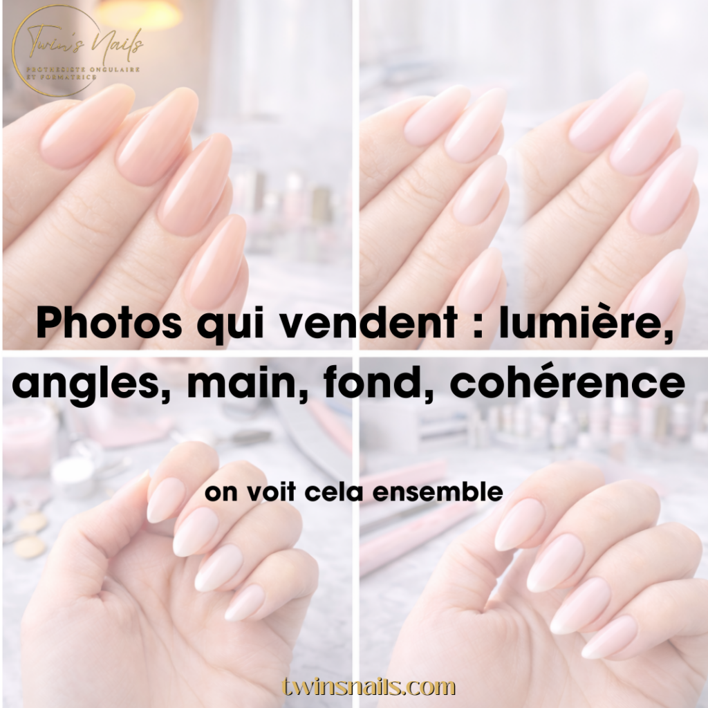 PHOTOS QUI VENDENT : LUMIÈRE, ANGLE, MAIN, FOND, COHÉRENCE