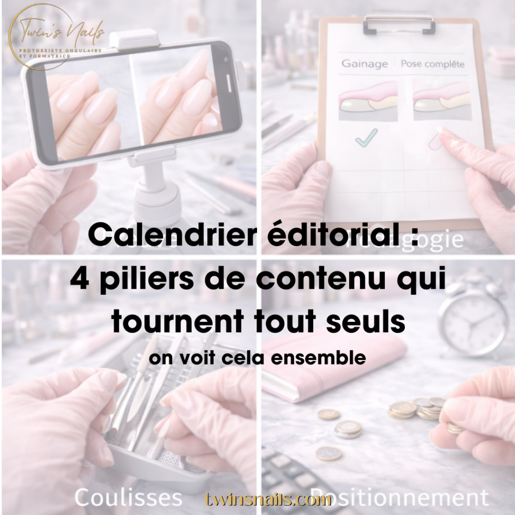CALENDRIER ÉDITORIAL : 4 PILIERS DE CONTENU QUI TOURNENT TOUT SEULS