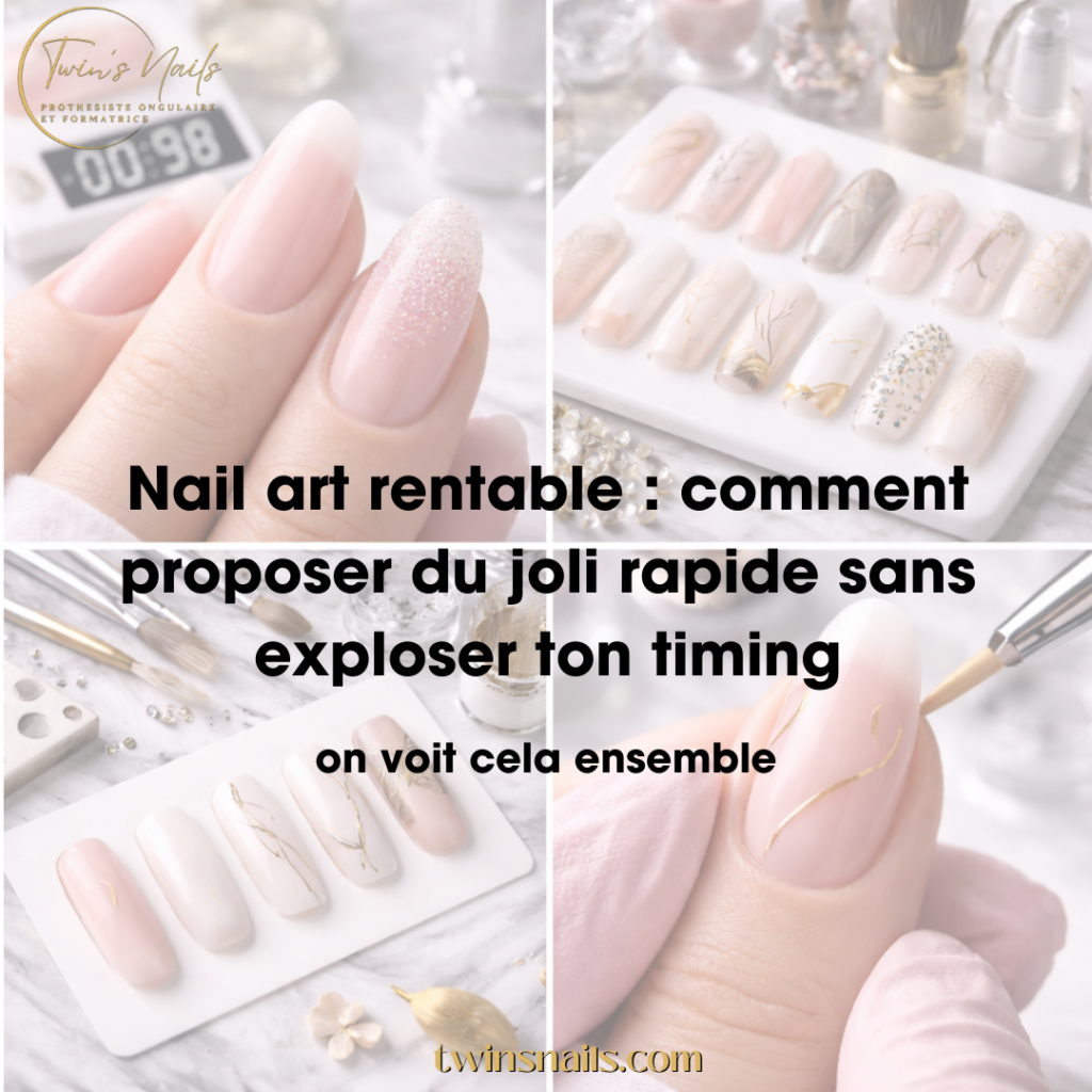 NAIL ART RENTABLE : COMMENT PROPOSER DU JOLI RAPIDE SANS EXPLOSER LE TIMING