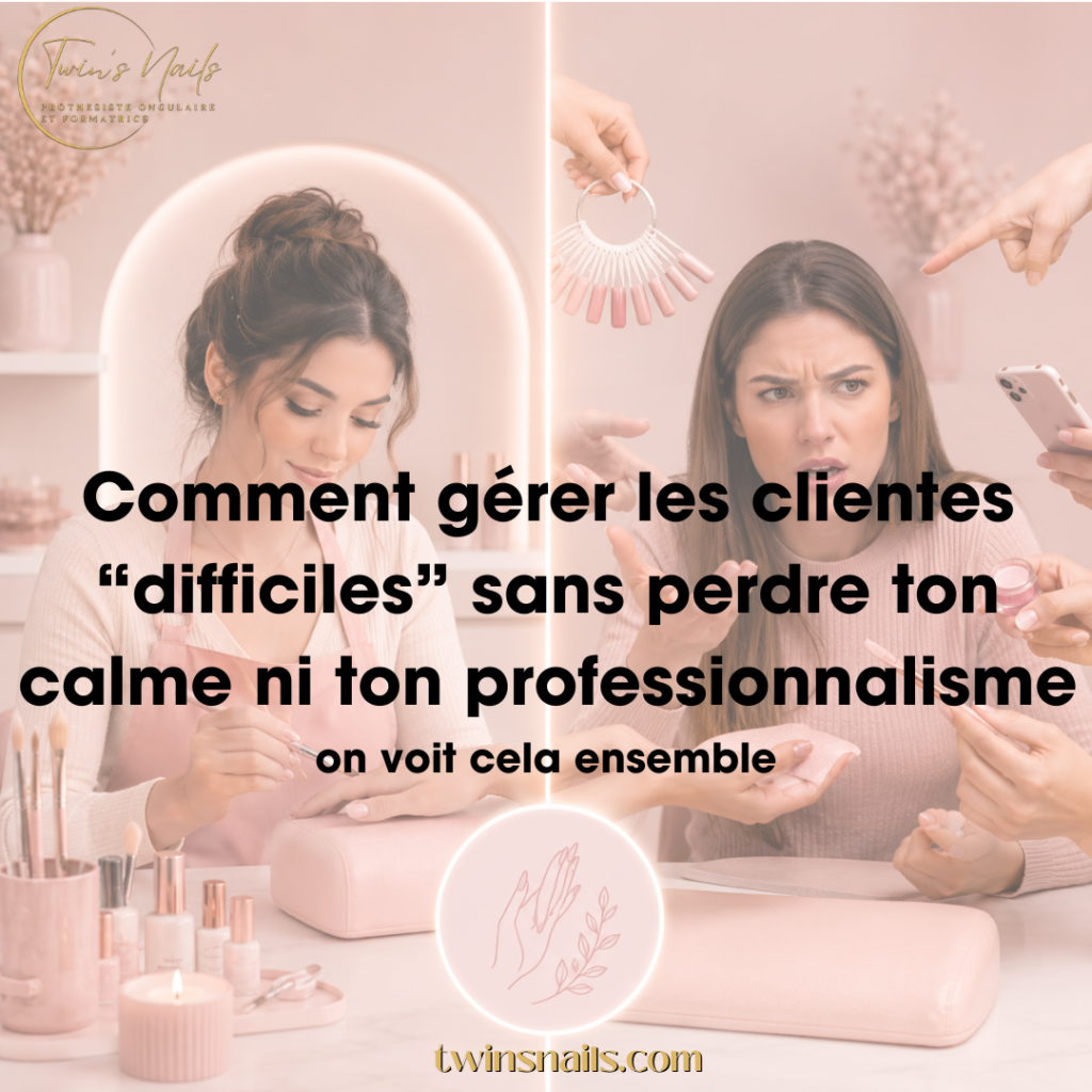 COMMENT GÉRER LES CLIENTES "DIFFICILES" SANS PERDRE TON CALME NI TON PROFESSIONNALISME ?