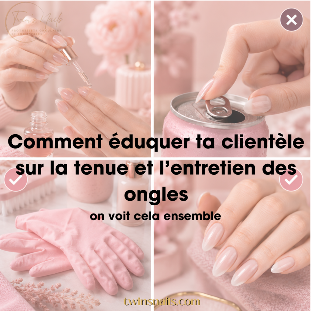 COMMENT ÉDUQUER TA CLIENTÈLE SUR LA TENUE ET L'ENTRETIEN DES ONGLES