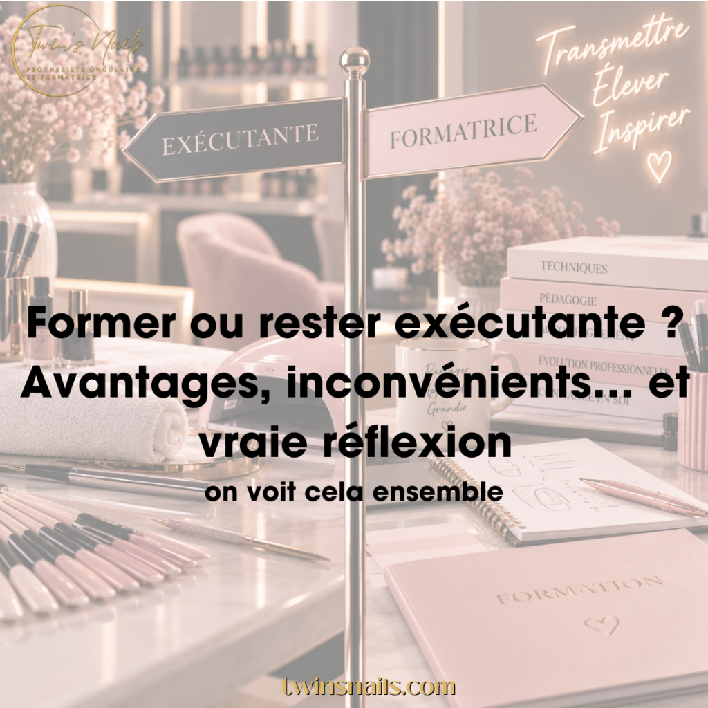 FORMER OU RESTER EXÉCUTANTE ? AVANTAGES, INCONVÉNIENTS...ET VRAIE RÉFLEXION